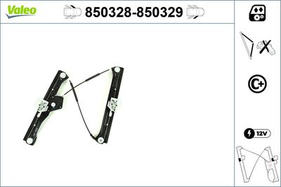 Стеклоподъемник VALEO 850328