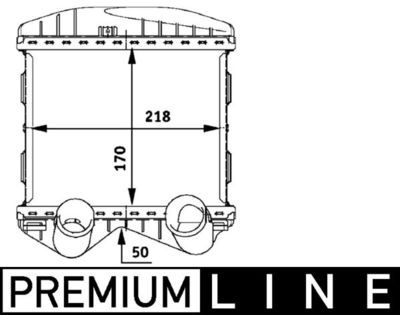 Интеркулер MAHLE CI 46 000P