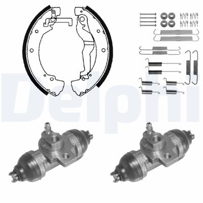 Bremžu loku komplekts DELPHI 893