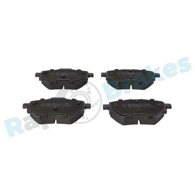 Комплект тормозных колодок, дисковый тормоз RAP BRAKES R-P0863
