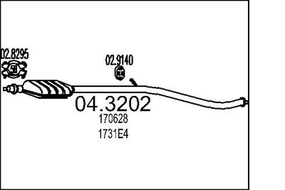 Катализатор MTS 04.3202