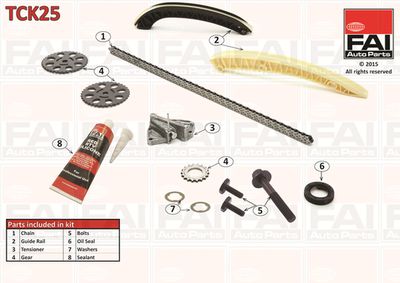 Комплект цели привода распредвала FAI AUTOPARTS TCK25
