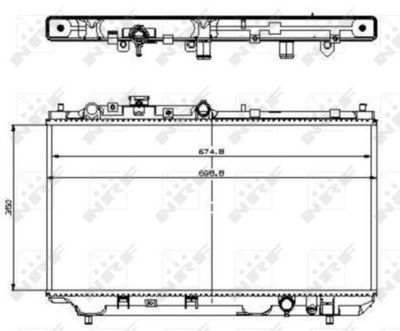 Radiators, Motora dzesēšanas sistēma NRF 509512