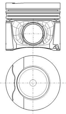 Поршень MAHLE 037 PI 00152 000