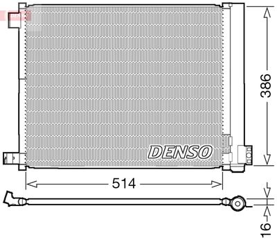 Конденсатор, кондиционер DENSO DCN46022