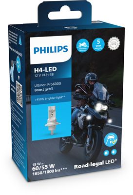 Kvēlspuldze, Tālās gaismas lukturis PHILIPS 11342U60B3X1