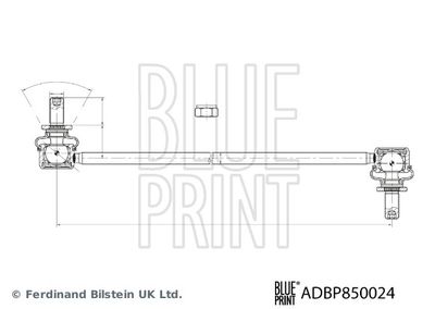 Stiepnis/Atsaite, Stabilizators BLUE PRINT ADBP850024