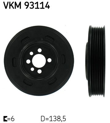 Ременный шкив, коленчатый вал SKF VKM 93114