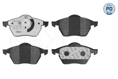 Bremžu uzliku kompl., Disku bremzes MEYLE 0252162419PD