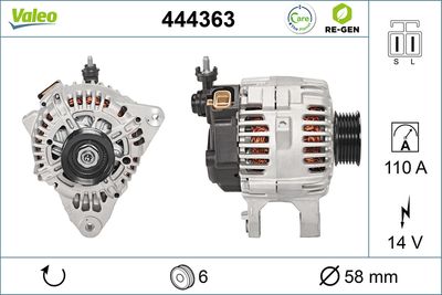 Ģenerators VALEO 444363