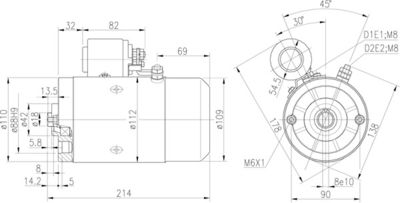 Elektromotors MAHLE MM 385