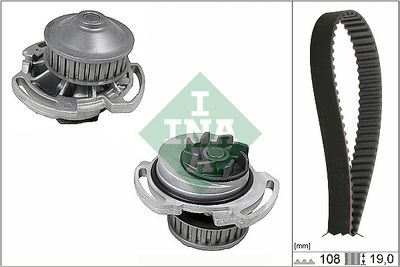 Ūdenssūknis + Zobsiksnas komplekts Schaeffler INA 530 0717 30