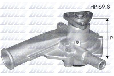 Ūdens sūknis, dzinēja dzesēšana DOLZ F137