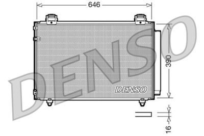 Конденсатор, кондиционер DENSO DCN50024