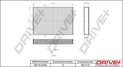 Фильтр, воздух во внутренном пространстве Dr!ve+ DP1110.12.0234