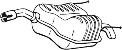 Глушитель выхлопных газов конечный BOSAL 185-007