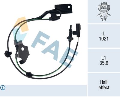 Devējs, Riteņu griešanās ātrums FAE 78740