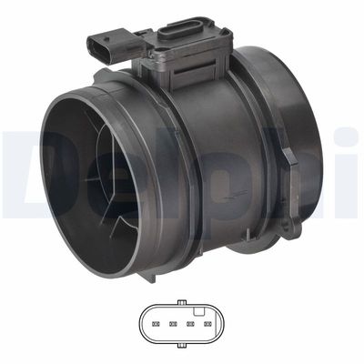 Gaisa masas mērītājs DELPHI AF10771-12B1