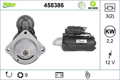 Starteris VALEO 458386