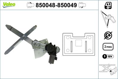 Стеклоподъемник VALEO 850048