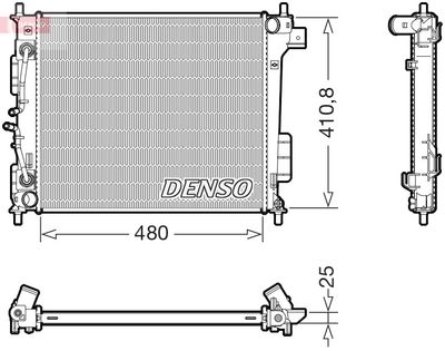 Radiators, Motora dzesēšanas sistēma DENSO DRM43018