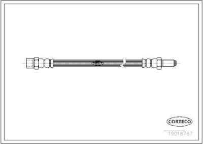 Bremžu šļūtene CORTECO 19018787