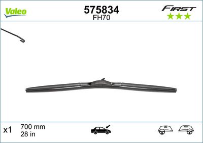 VALEO 575834 Stikla tīrītāja slotiņa