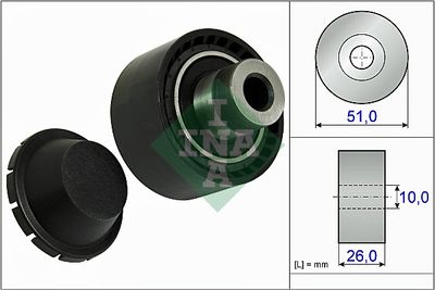 Parazīt-/Vadrullītis, Ķīļrievu siksna Schaeffler INA 532 0334 10