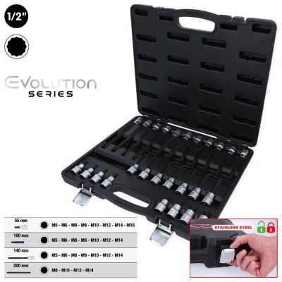 Muciņatslēgu komplekts KS TOOLS 911.4540