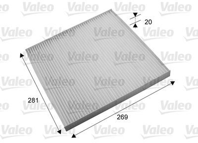 Filtrs, Salona telpas gaiss VALEO 715703
