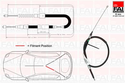 Trose, Stāvbremžu sistēma FAI AutoParts FBC0077