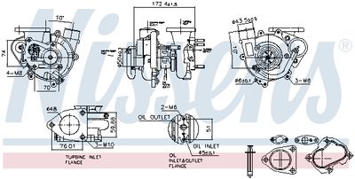 Компрессор, наддув NISSENS 93639