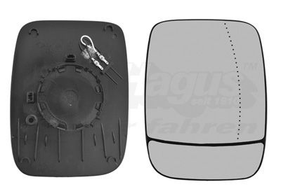 Spoguļstikls, Ārējais atpakaļskata spogulis VAN WEZEL 3891838