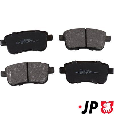 Bremžu uzliku kompl., Disku bremzes JP GROUP 4363700210