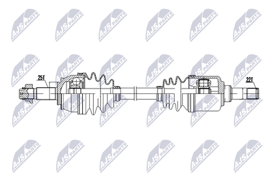 Приводной вал NTY NPW-FT-083
