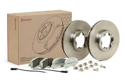 Комплект тормозов, дисковый тормозной механизм BREMBO KT 10 015