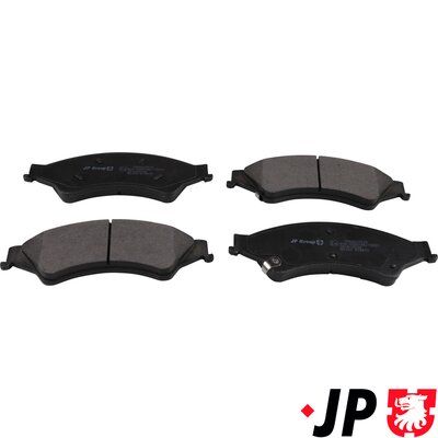 Bremžu uzliku kompl., Disku bremzes JP GROUP 1563607610