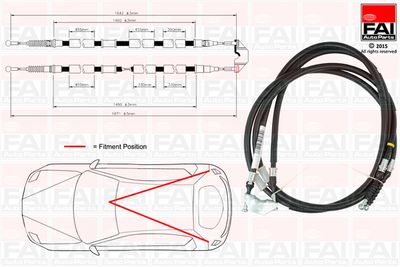 Trose, Stāvbremžu sistēma FAI AutoParts FBC0156