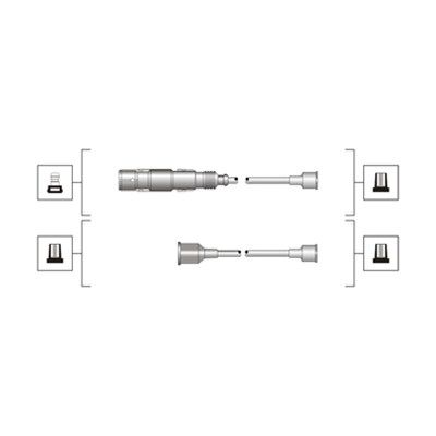 Augstsprieguma vadu komplekts MAGNETI MARELLI 941319170036