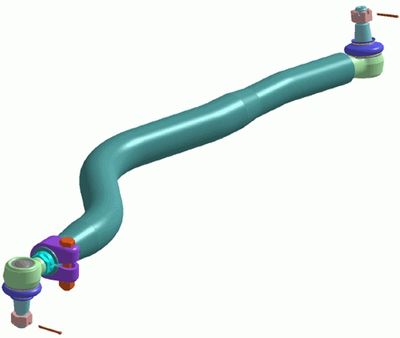 Продольная рулевая тяга LEMFÖRDER 38805 01