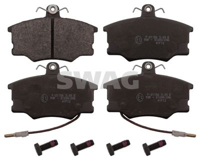 Bremžu uzliku kompl., Disku bremzes SWAG 72 11 6105