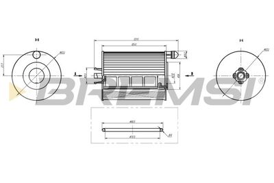 Масляный фильтр BREMSI FL2352