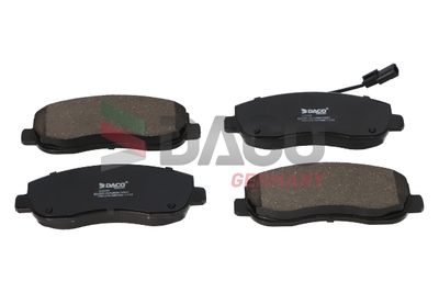 Bremžu uzliku kompl., Disku bremzes DACO 323028