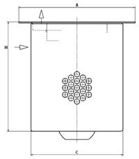 Filtrs, Saspiestā gaisa aprīkojums MANN-FILTER LE 13 006