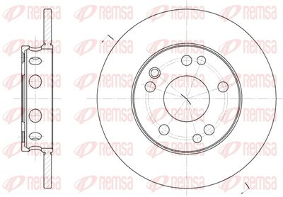 Тормозной диск REMSA 6221.00