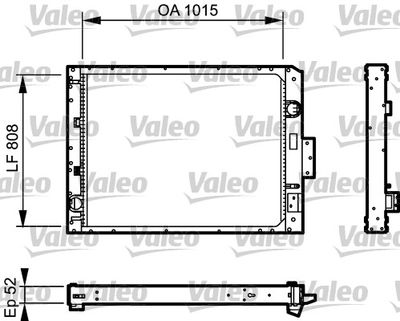 Radiators, Motora dzesēšanas sistēma VALEO 733479