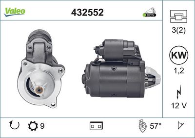 Starteris VALEO 432552