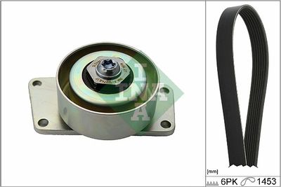 Ķīļrievu siksnu komplekts Schaeffler INA 529 0216 10