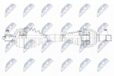 Приводной вал NTY NPW-ME-116