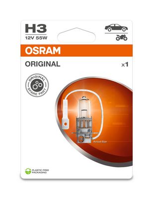 Kvēlspuldze, Tālās gaismas lukturis ams-OSRAM 64151-1BL